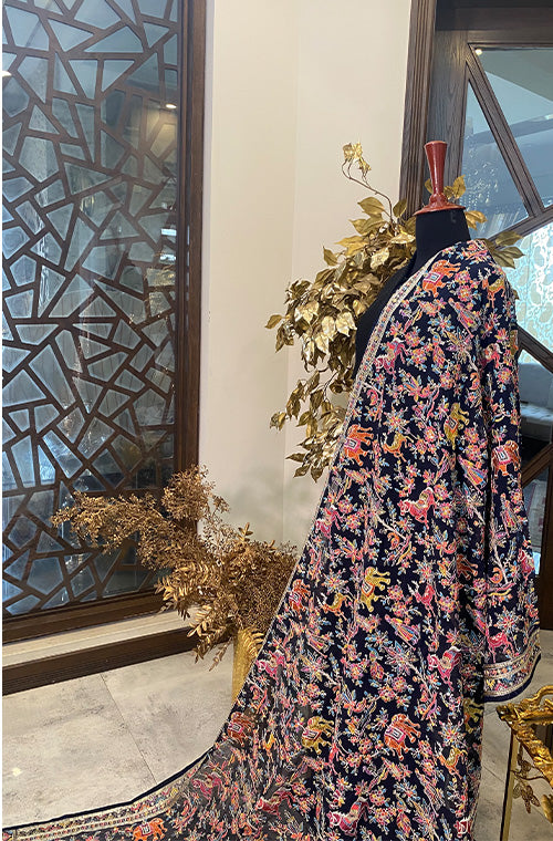 Shikargah Embroidery Wrap