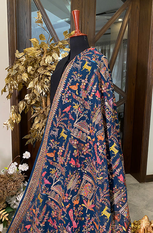 Timeless Shikargah Design Shawl